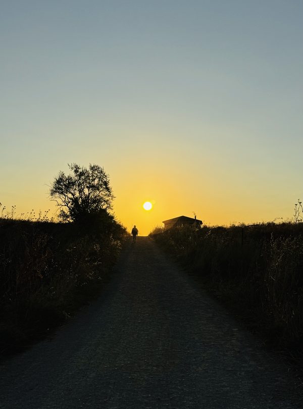 Amanhecer no Caminho de Santiago